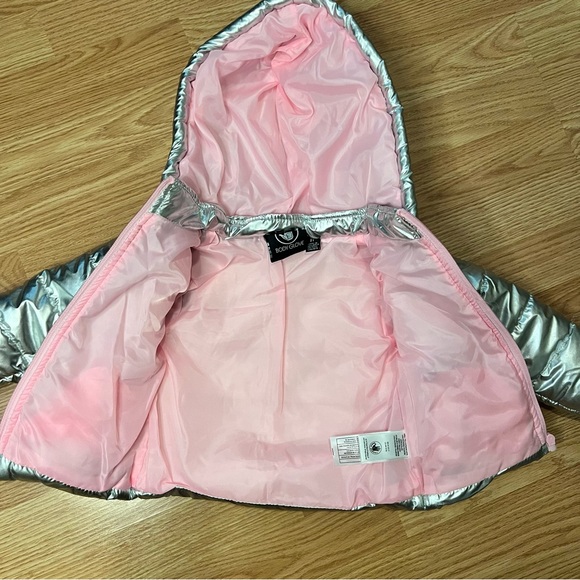 Toddler Body Glove Metallic Winter Puffer Jacket for Cold Weather Girls 2T - Picture 6 of 12